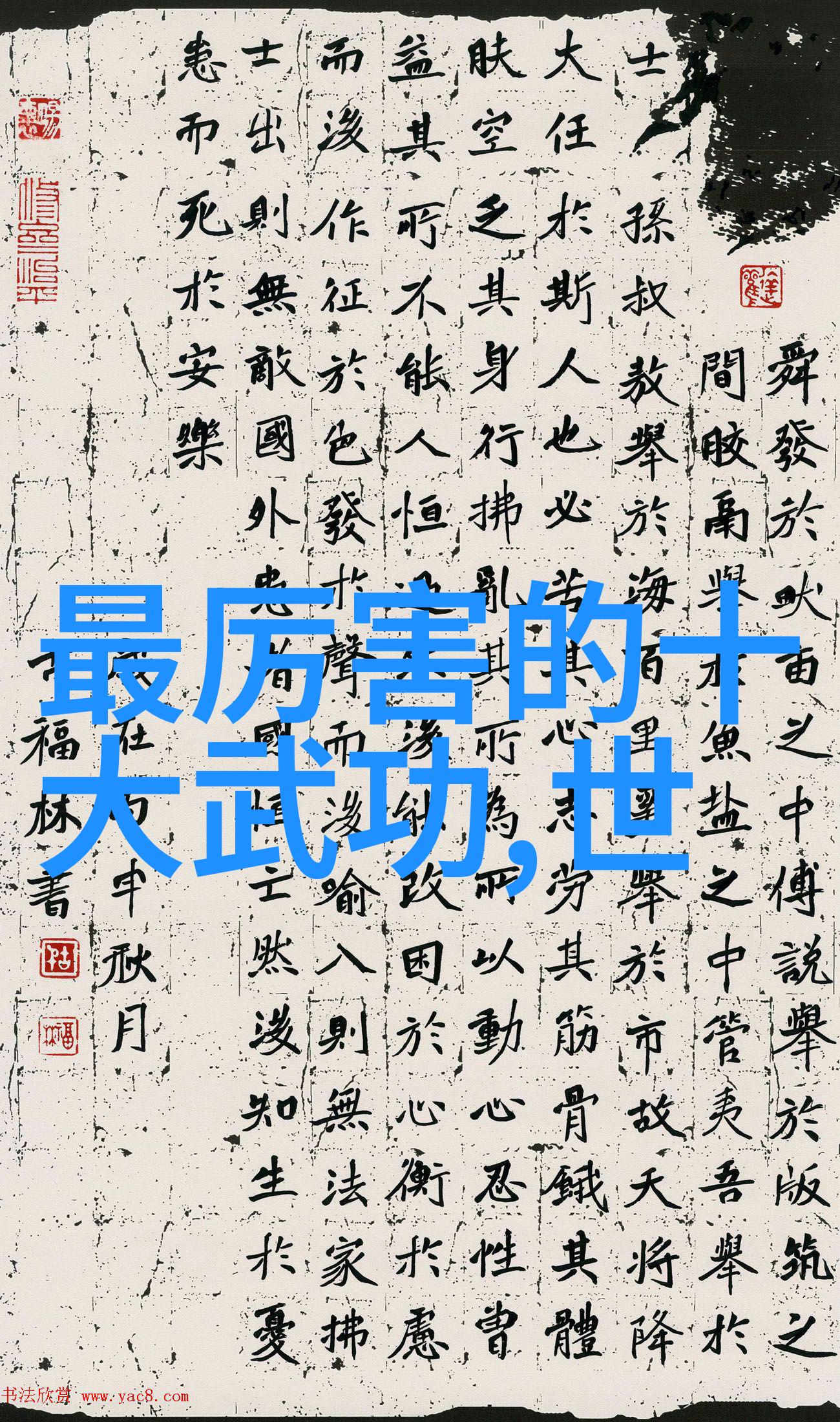 从形意到八卦中国武术十大拳法的奥秘
