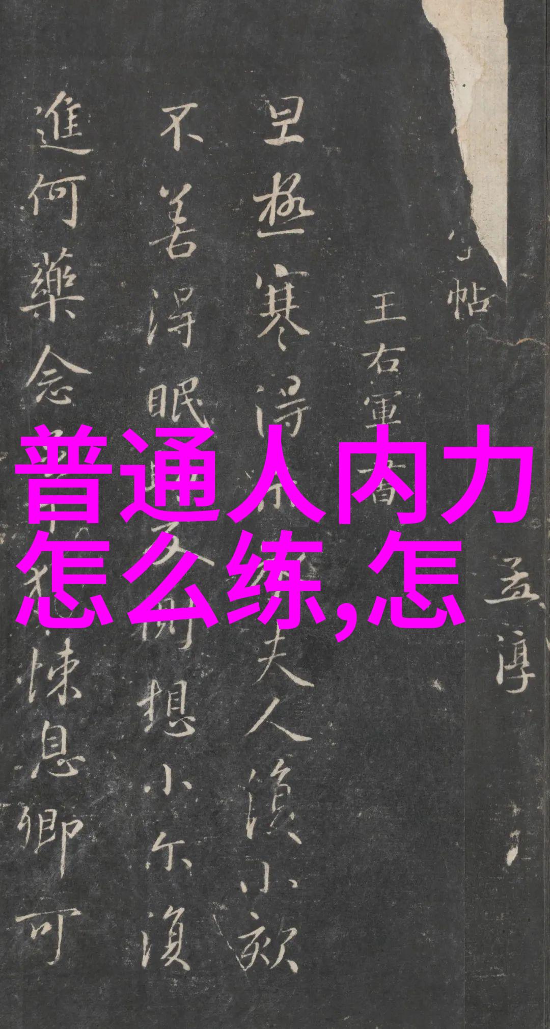 降龙十八掌三步功之一_____易骨