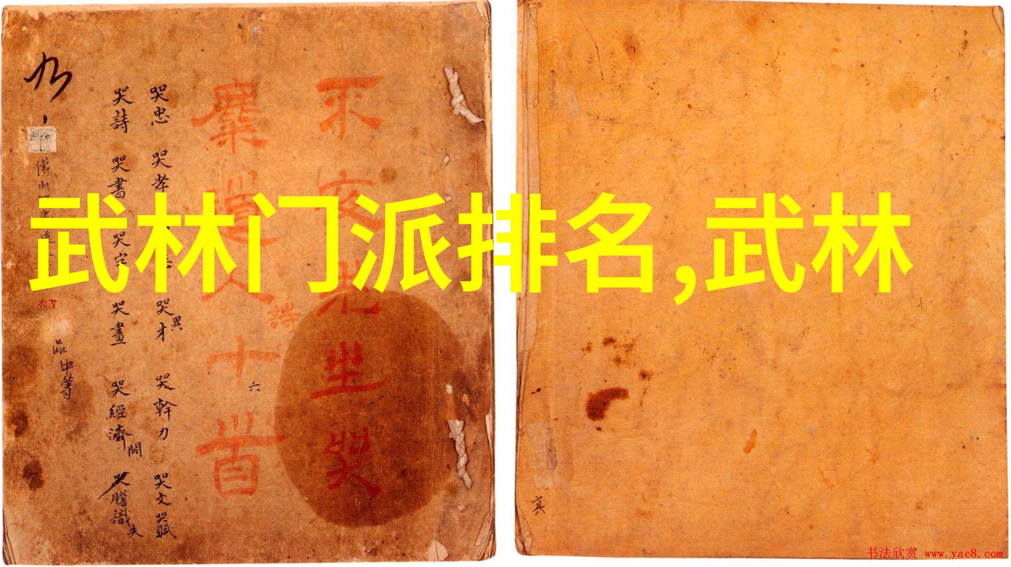 武林秘籍揭秘中国古代十大武术门派