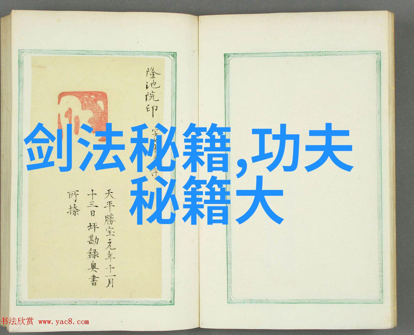 武林秘籍大全我和你一起揭秘那些江湖绝学